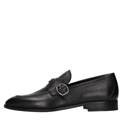 Roberto Cavalli Flat Shoes In Black