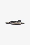 Roberto Cavalli Flip-flops With Logo In Brown
