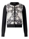 Roberto Cavalli Silk-blend Cardigan With Flowers In White
