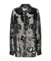 Roberto Cavalli Floral Pattern Shirt In Gray