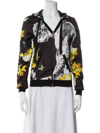 Pre-owned Roberto Cavalli Floral Print Evening Jacket In Multi