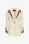 ROBERTO CAVALLI FLORAL PRINTED JACKET