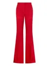 Roberto Cavalli Dark Red Trousers With Dragon Pattern In Red