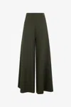 Roberto Cavalli Fluid Trousers In Dark Green