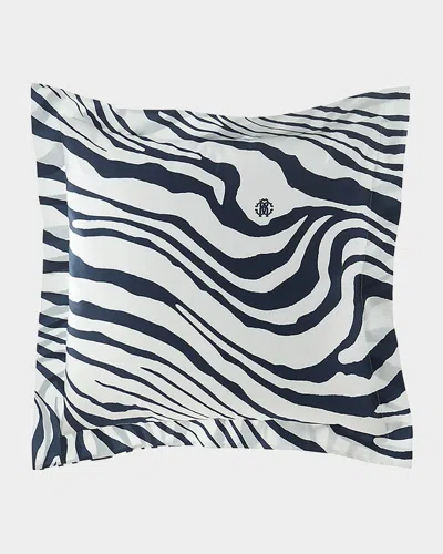 Roberto Cavalli Frame Zebrage Euro Shams, Set Of 2 In Multi