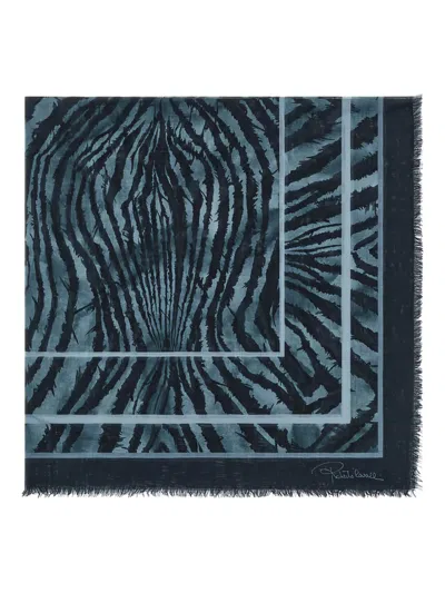 ROBERTO CAVALLI FRINGED SCARF
