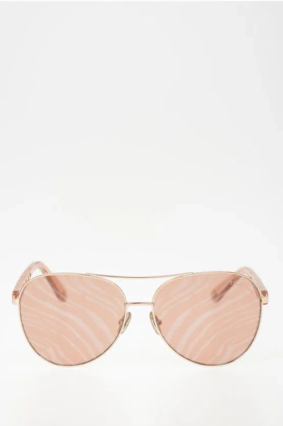 Roberto Cavalli Full Rim Universal Fit Sunglasses In Pink