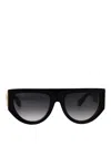 Roberto Cavalli Src063 Sunglasses In Black