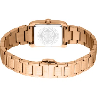 Roberto Cavalli Galante Quartz Bracelet Watch, 22mm X 29mm In Gold