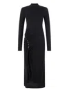 Roberto Cavalli Langes Kleid Mit Gerafftem Detail In Black