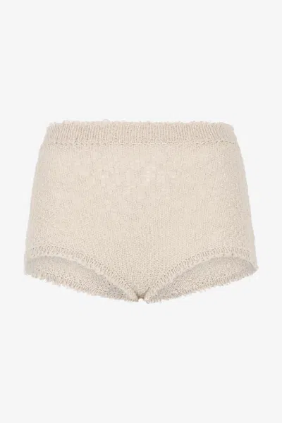 Roberto Cavalli Gestrickte Shorts In Light Brown