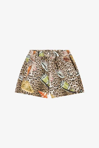Roberto Cavalli Kids'   - Girl Trousers Jaguar 06a In Brown