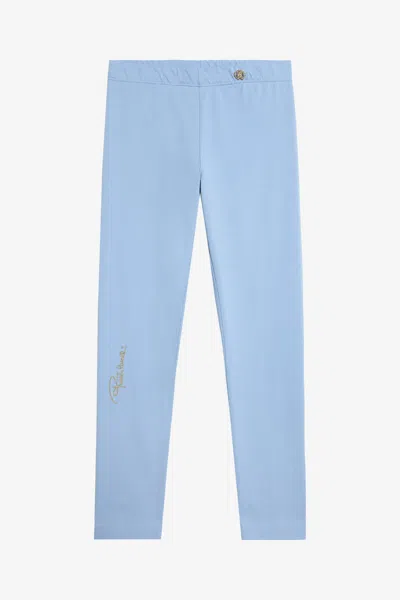 Roberto Cavalli Kids'   - Girl Trousers Light Blue 10a