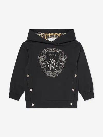 ROBERTO CAVALLI ROBERTO CAVALLI GIRLS EMBROIDERED HOODIE