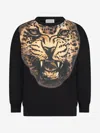 ROBERTO CAVALLI GIRLS SWEAT TOP 16 YRS MULTICOLOURED