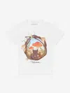 Roberto Cavalli Girls Woodland T-shirt In White