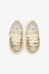 Roberto Cavalli Glittery Sneakers With Rc Monogram