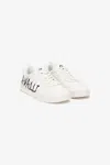 Roberto Cavalli Graffiti Logo Sneakers In White