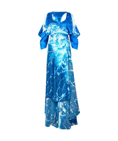 ROBERTO CAVALLI GRAPHIC-PRINT DRESS