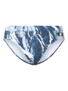 Roberto Cavalli Marble-print Swim Briefs