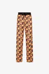 Roberto Cavalli Graphic-print Track Pants In Brown