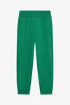 Roberto Cavalli Green Track Pants With Rc Monogram In Green