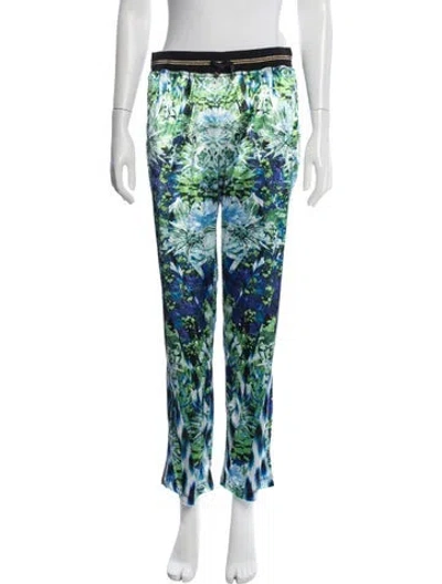 Pre-owned Roberto Cavalli 'gym' Flared Pants In Green