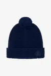 Roberto Cavalli Hat With Pom-pom In Dark Blue
