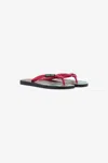 Roberto Cavalli Hawaii Flip Flops In Light Blue