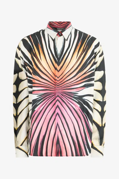 Roberto Cavalli Ray Of Paradise Print Shirt In Multi