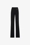 Roberto Cavalli High-waisted Tailored Trousers In Black