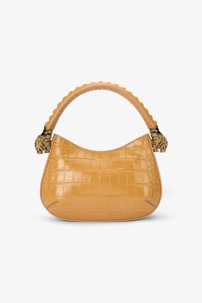 Roberto Cavalli Crocodile-print Hobo Roar Bag
