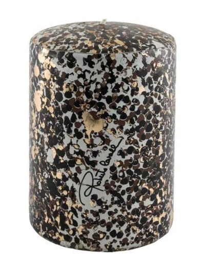Pre-owned Roberto Cavalli Home Unscented Candle In Black