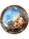 Roberto Cavalli Home Wild Leda Bone China Plate In Brown