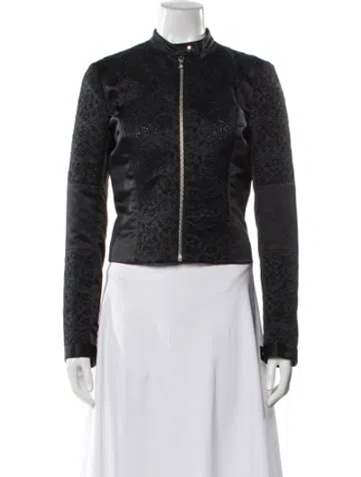 Pre-owned Roberto Cavalli Jacket In Black