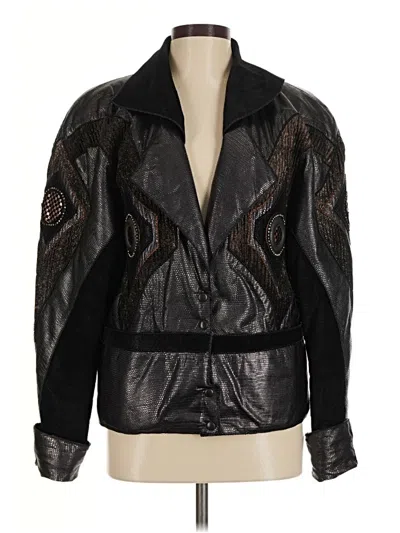 Pre-owned Roberto Cavalli Jacket In Black