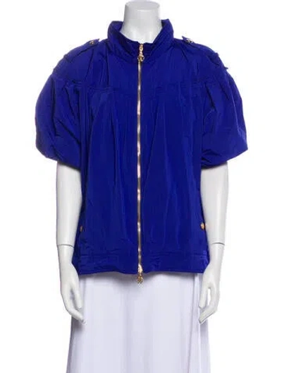 Pre-owned Roberto Cavalli Jacket In Blue