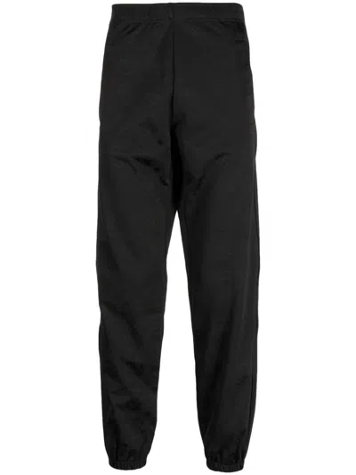 Roberto Cavalli Jacquard Logo Track Trousers In Black