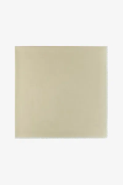 Roberto Cavalli Jacquard Shawl With Mirror Snake Monogram In Neutral
