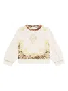 Roberto Cavalli Jaguar-print Logo Sweatshirt In Neutral