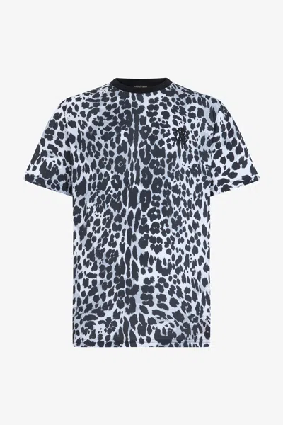 Roberto Cavalli Jaguar Skin Print T-shirt