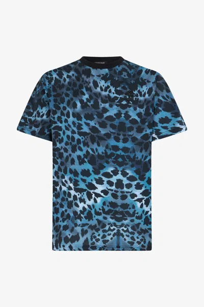 Roberto Cavalli Jaguar Skin Print T-shirt