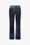 Roberto Cavalli Jeans With Contrasting Discoloration Detailing In Blue