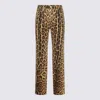 Roberto Cavalli Jeans Boot-cut - Beis In Animal Print