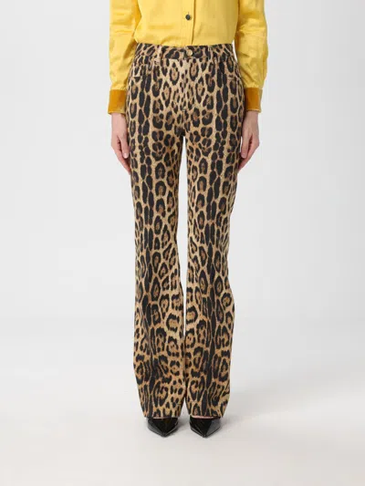 ROBERTO CAVALLI JEANS ROBERTO CAVALLI WOMAN COLOR NATURAL,H65529067