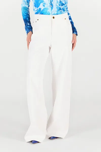 ROBERTO CAVALLI JEANSHOSE MIT WEITEM BEIN