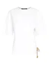 Roberto Cavalli Jersey T-shirt In White