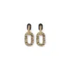Roberto Cavalli Zebra Pattern Clip-on Earrings In Gold