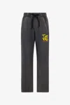 Roberto Cavalli Jogger Pants With Customization In Black