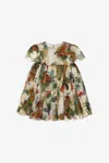 Roberto Cavalli Jungle Print Dress In Green